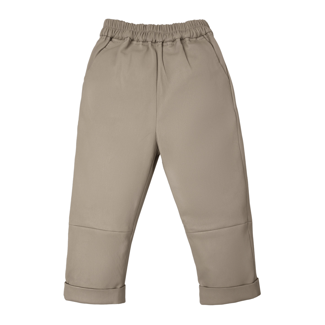 Bobbie Trousers | Dark Taupe Leather