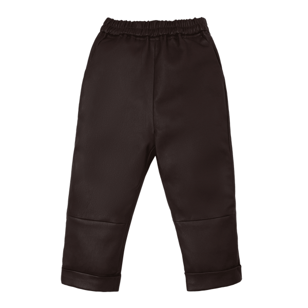 Bobbie Leather Trousers | Chocolate Leather