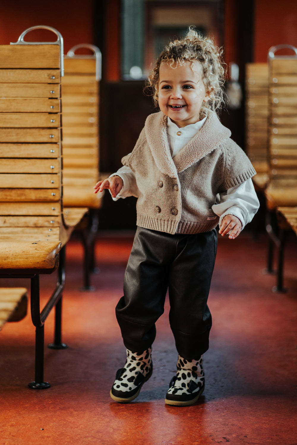 Bobbie Leather Trousers | Chocolate Leather