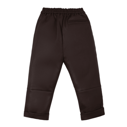 Bobbie Leather Trousers | Chocolate Leather