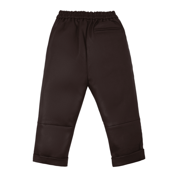 Bobbie Leather Trousers | Chocolate Leather
