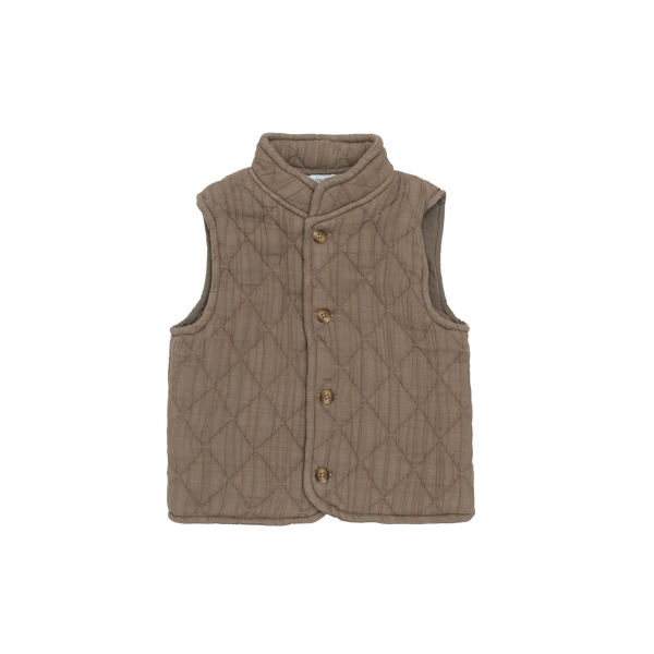 Brieck Waistcoat | Dusty Brown
