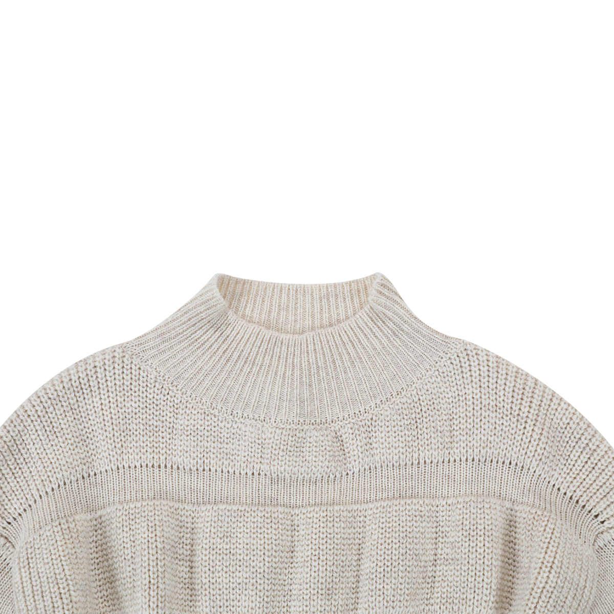 Ceou Sweater | White Sand Melange