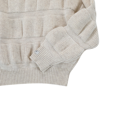 Ceou Sweater | White Sand Melange