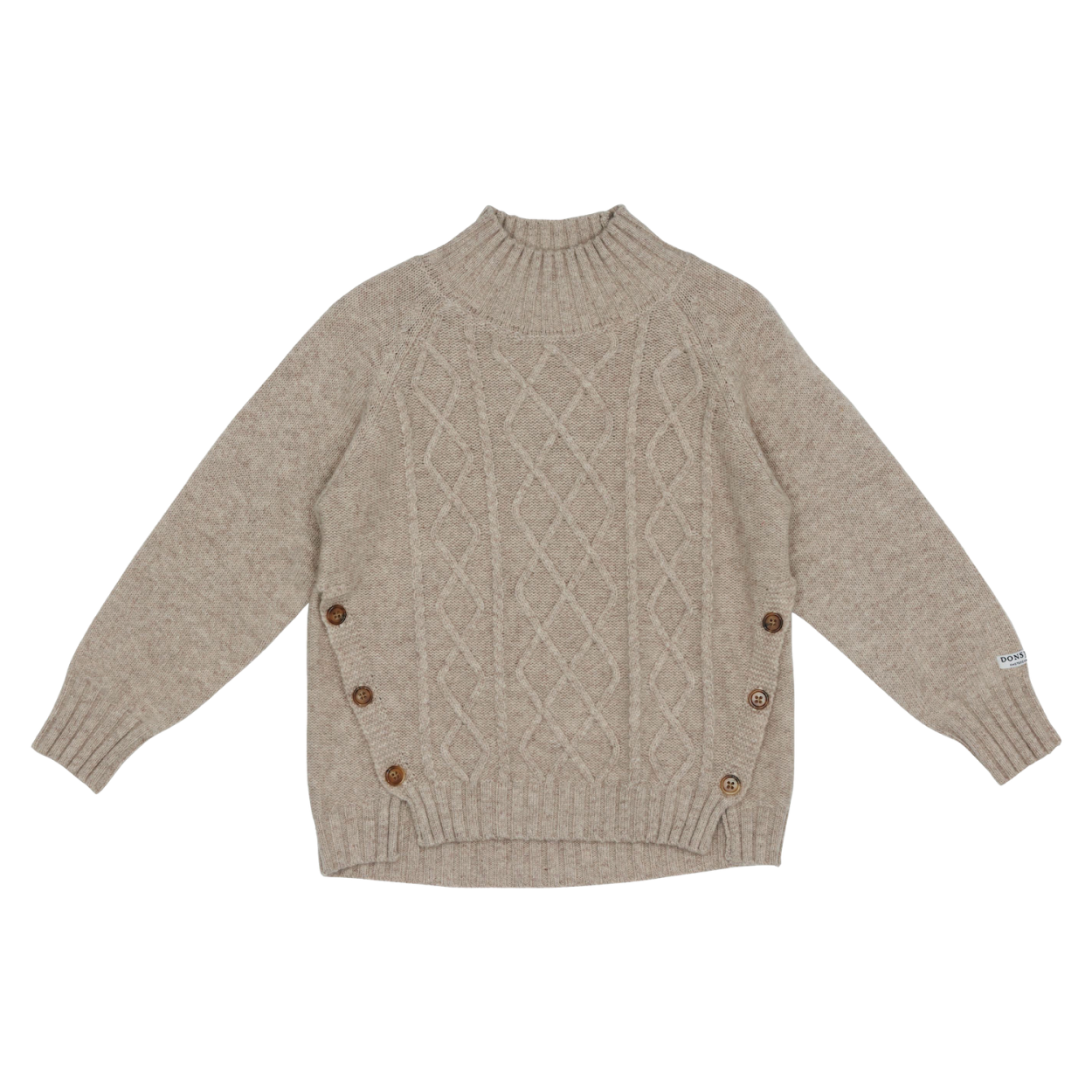 Jos Merino Wool Sweater | Taupe Melange