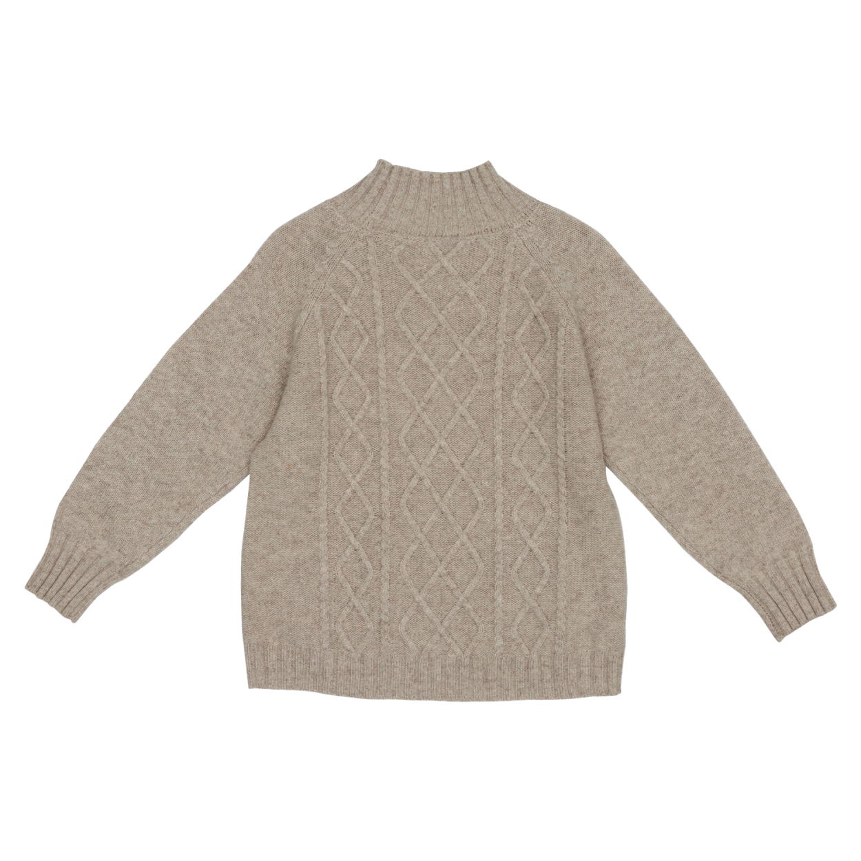 Jos Merino Wool Sweater | Taupe Melange