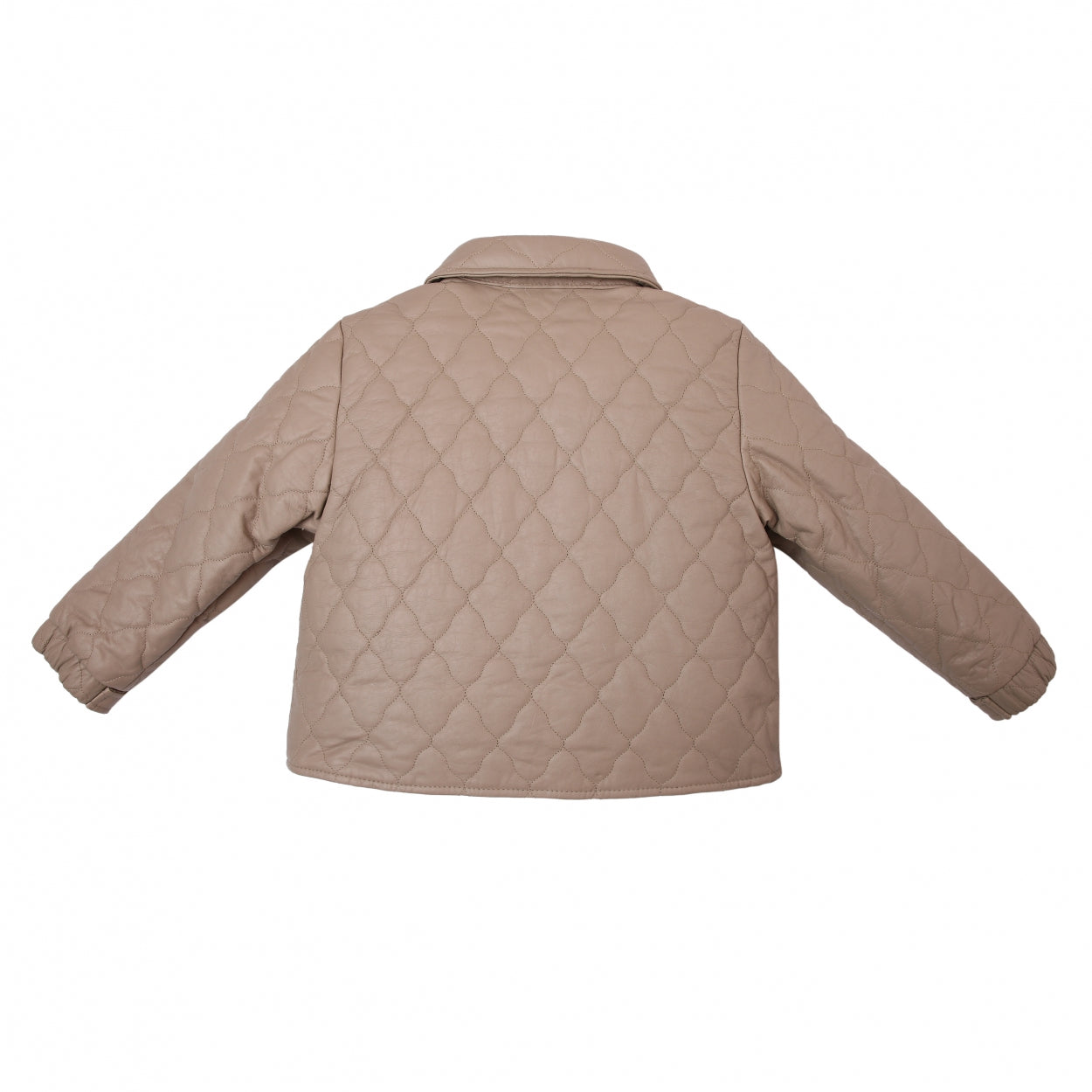 Rius Leather Jacket | Grey Beige Leather