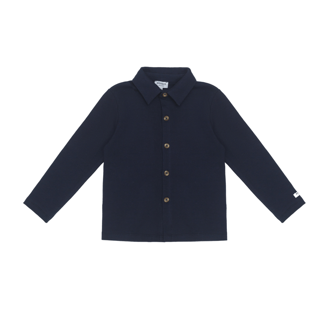 Qouten Shirt | Night Blue