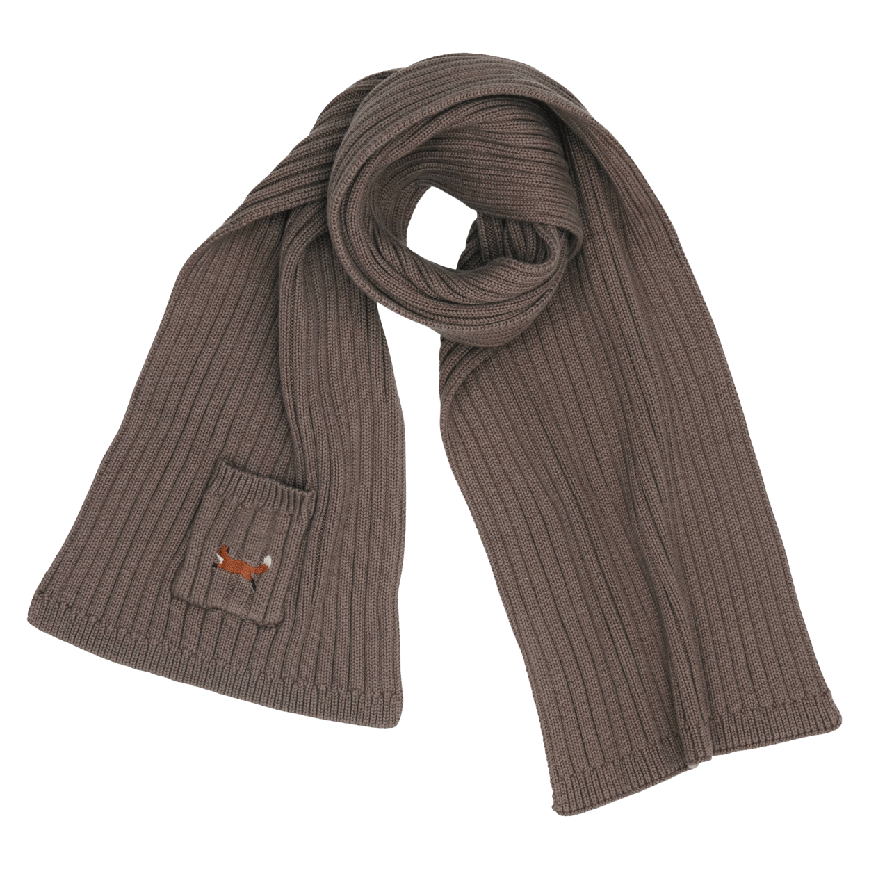 To Scarf | Fox | Dark Taupe Melange