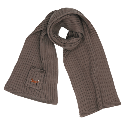 To Scarf | Fox | Dark Taupe Melange