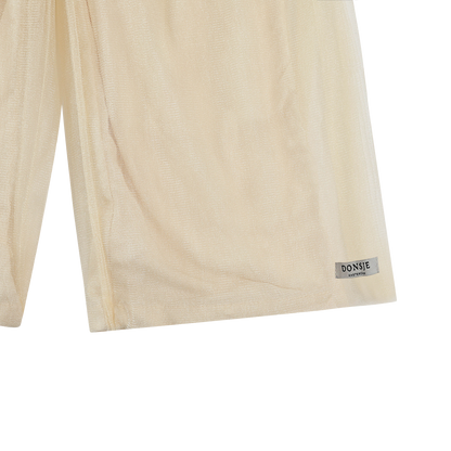 Findu Trousers | Warm White Metallic