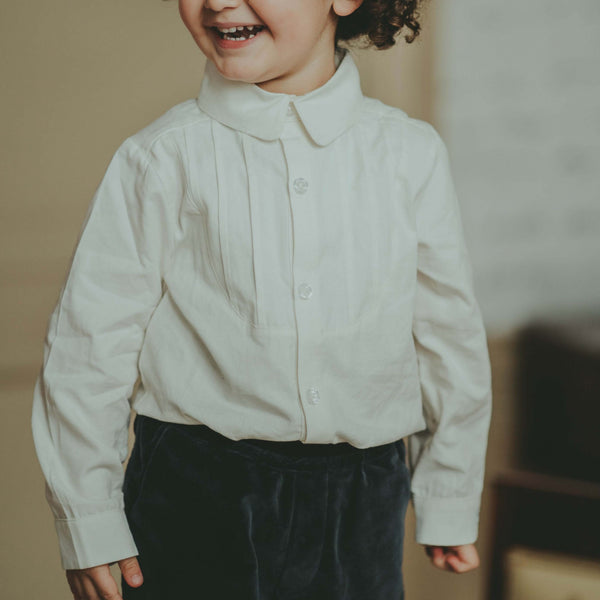Pagea Tuxedo Shirt | Off White