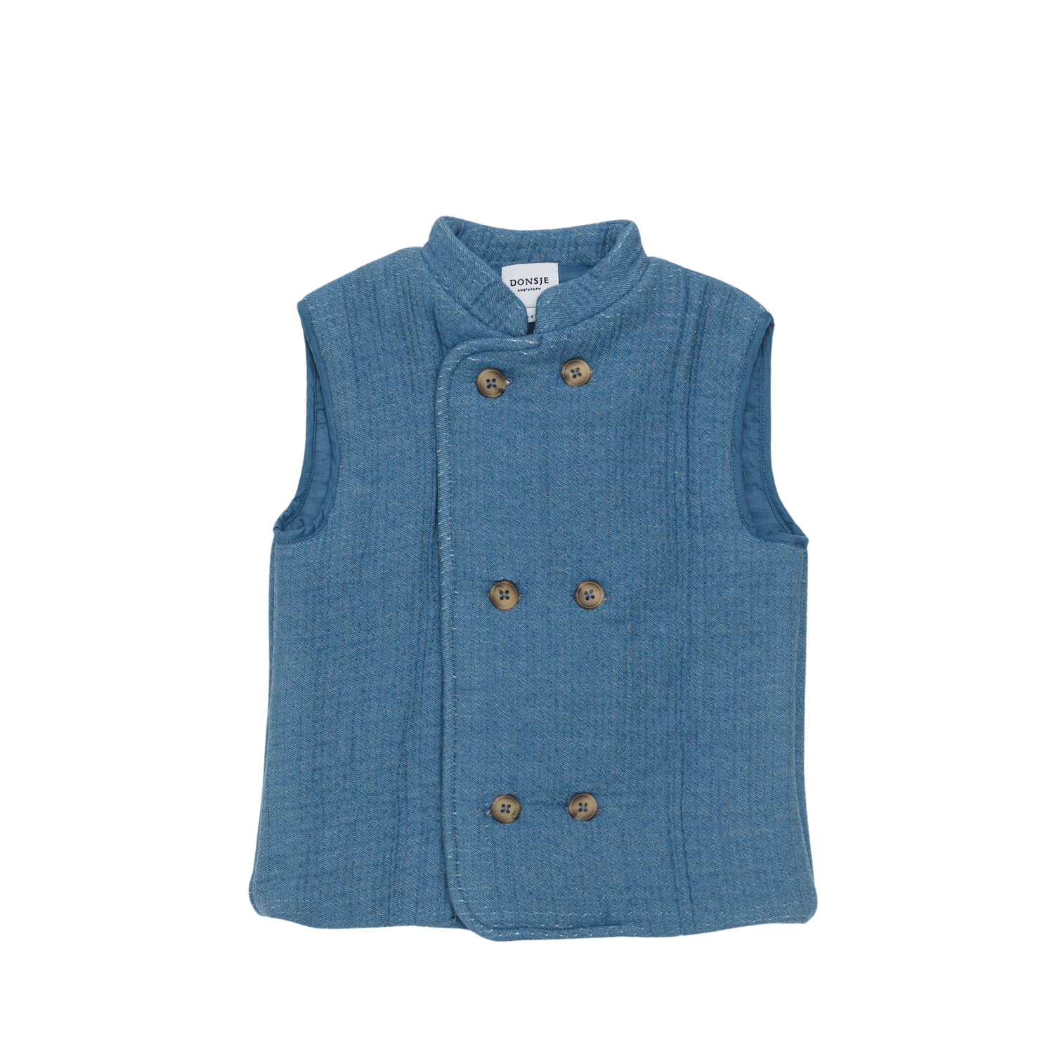 Tiepo Waistcoat | Steel Blue