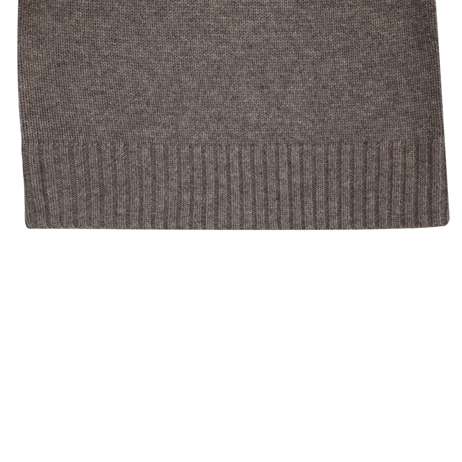 Vilno Merino Wool Sweater | Dark Taupe Melange