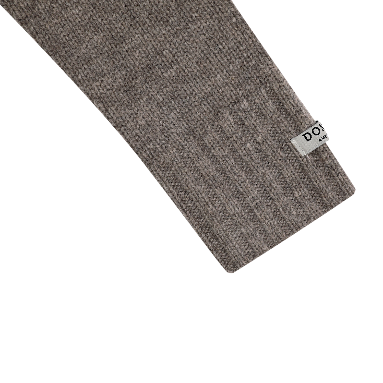 Vilno Merino Wool Sweater | Dark Taupe Melange