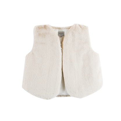 Pimmy Gilet | Off White Teddy