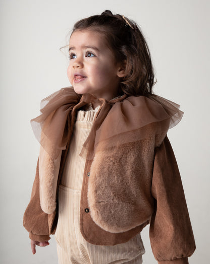 Pimmy Gilet | Cloudy Rose Teddy