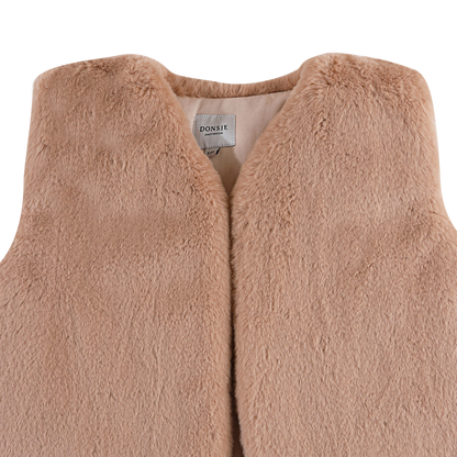 Pimmy Gilet | Cloudy Rose Teddy