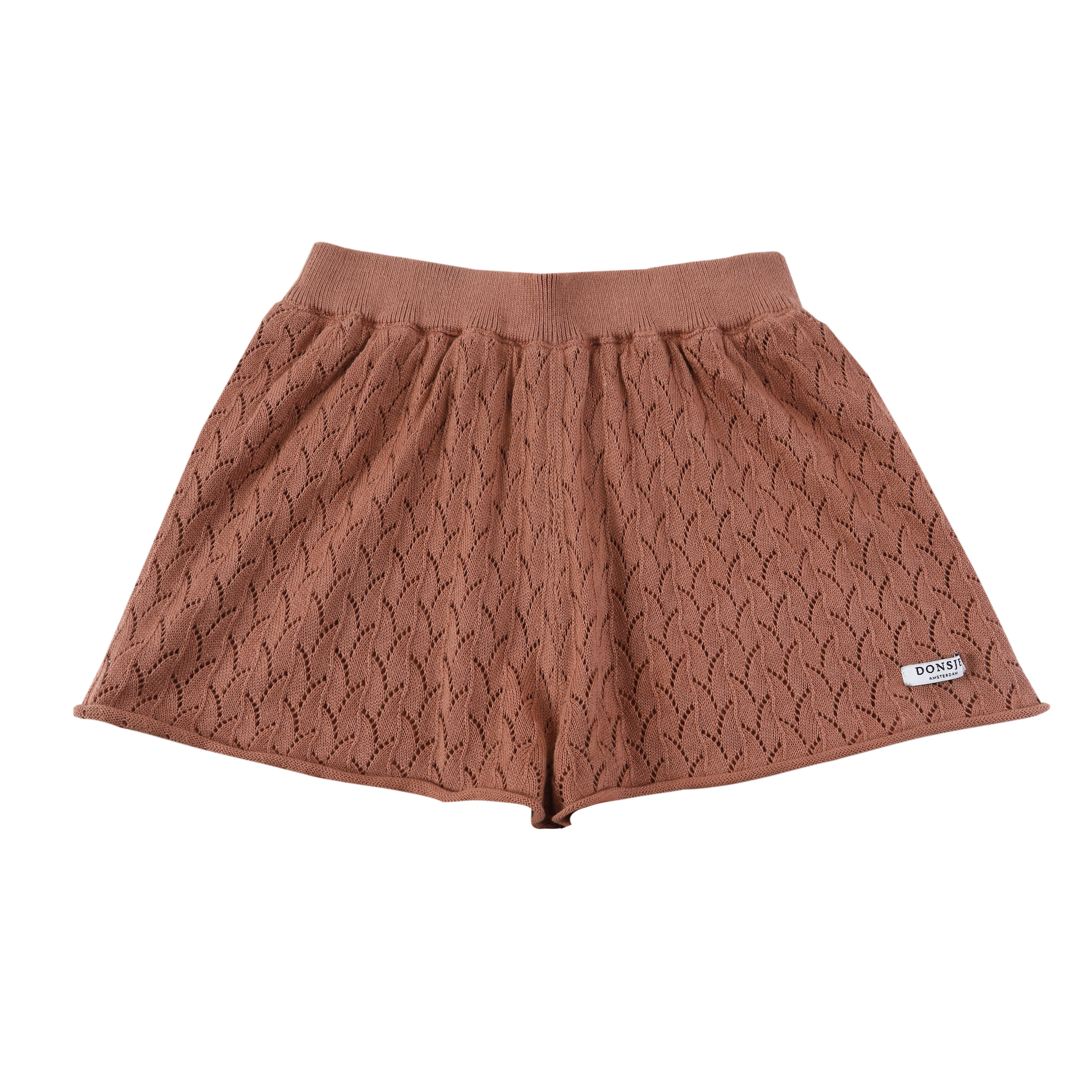 Donsje logo-tag shorts - Brown