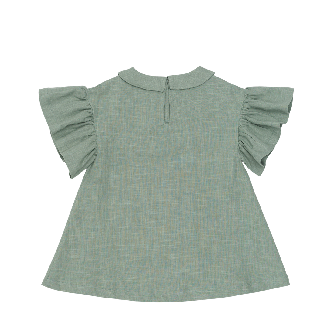 Capucine Linen Dress | Desert Green