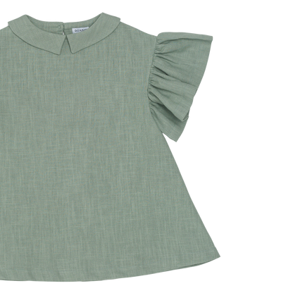 Capucine Dress | Desert Green