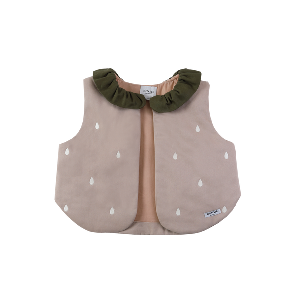 Ily Gilet | Strawberry | Lavender Brown