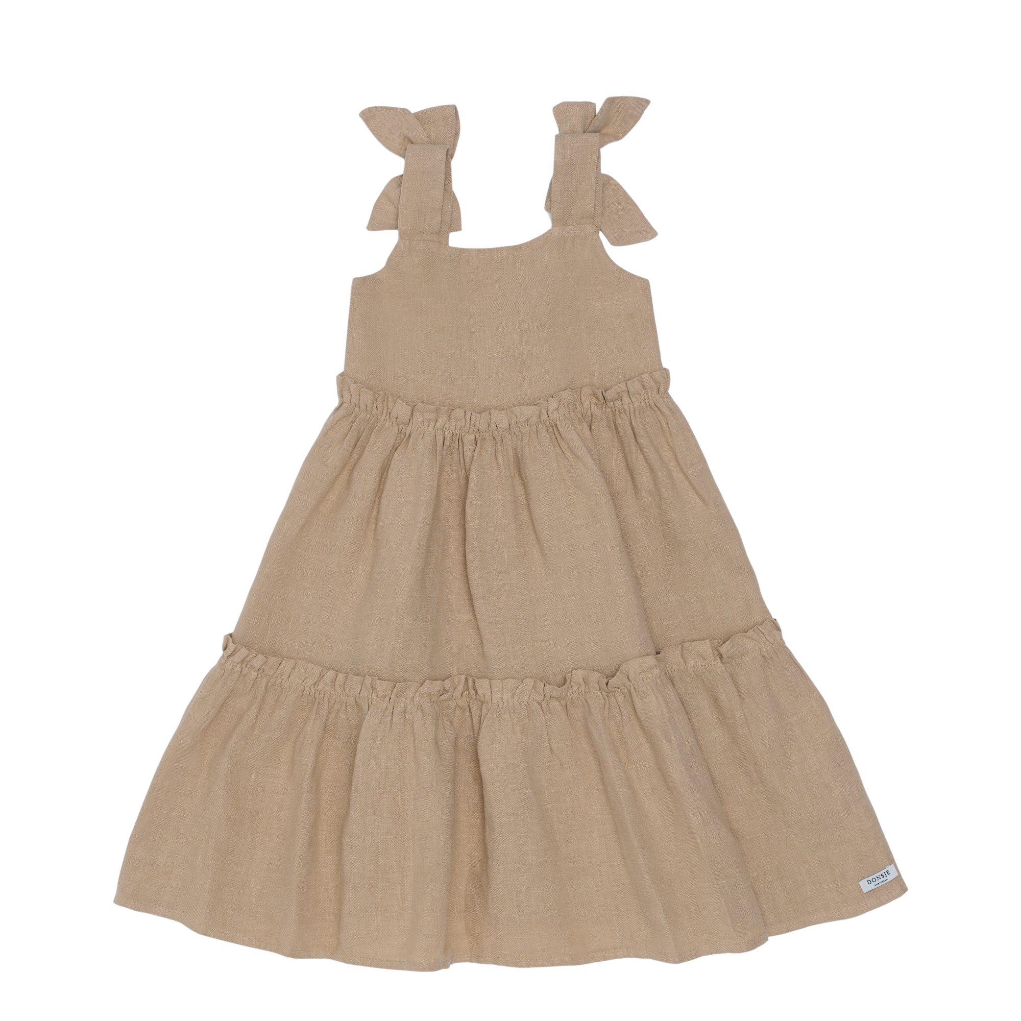 Janne Linen Dress | Latte