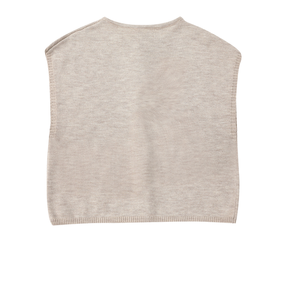 Laire Vest | Lavender Brown Melange