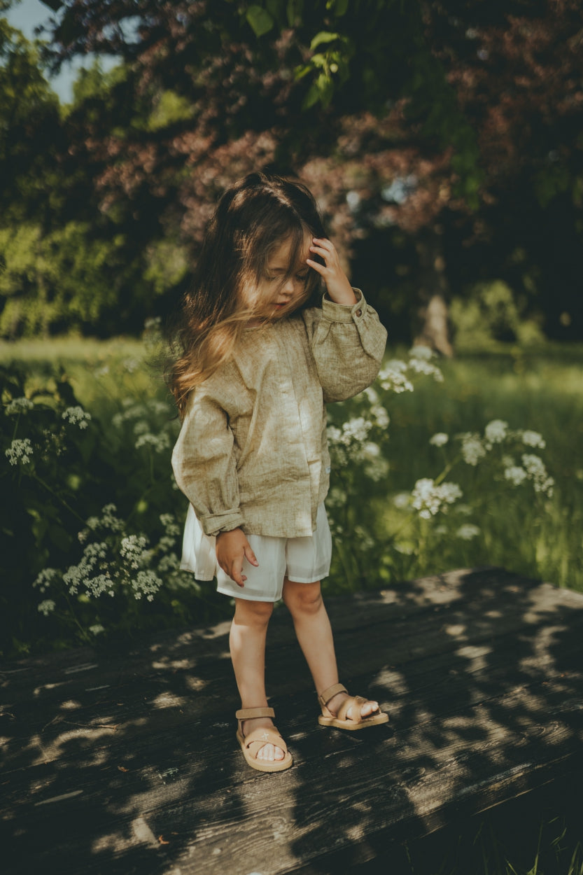 Lily Blouse | Vintage Khaki Melange