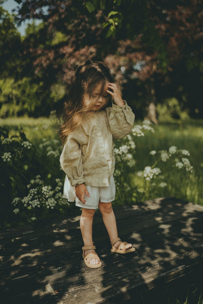 Lily Blouse | Vintage Khaki Melange