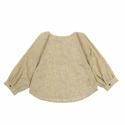 Lily Blouse | Vintage Khaki Melange