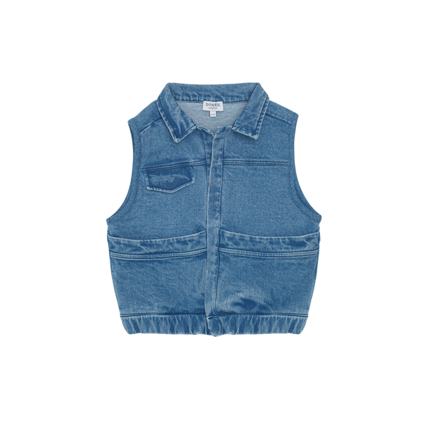 Padd Denim Gilet | Vintage Blue