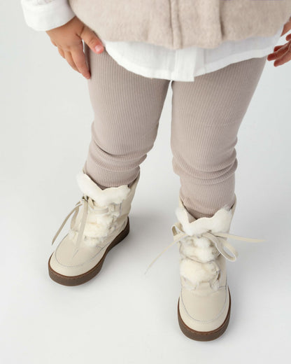 Affy Leggings | Grey Violet