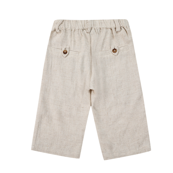 Dado Trousers | Warm White Melange