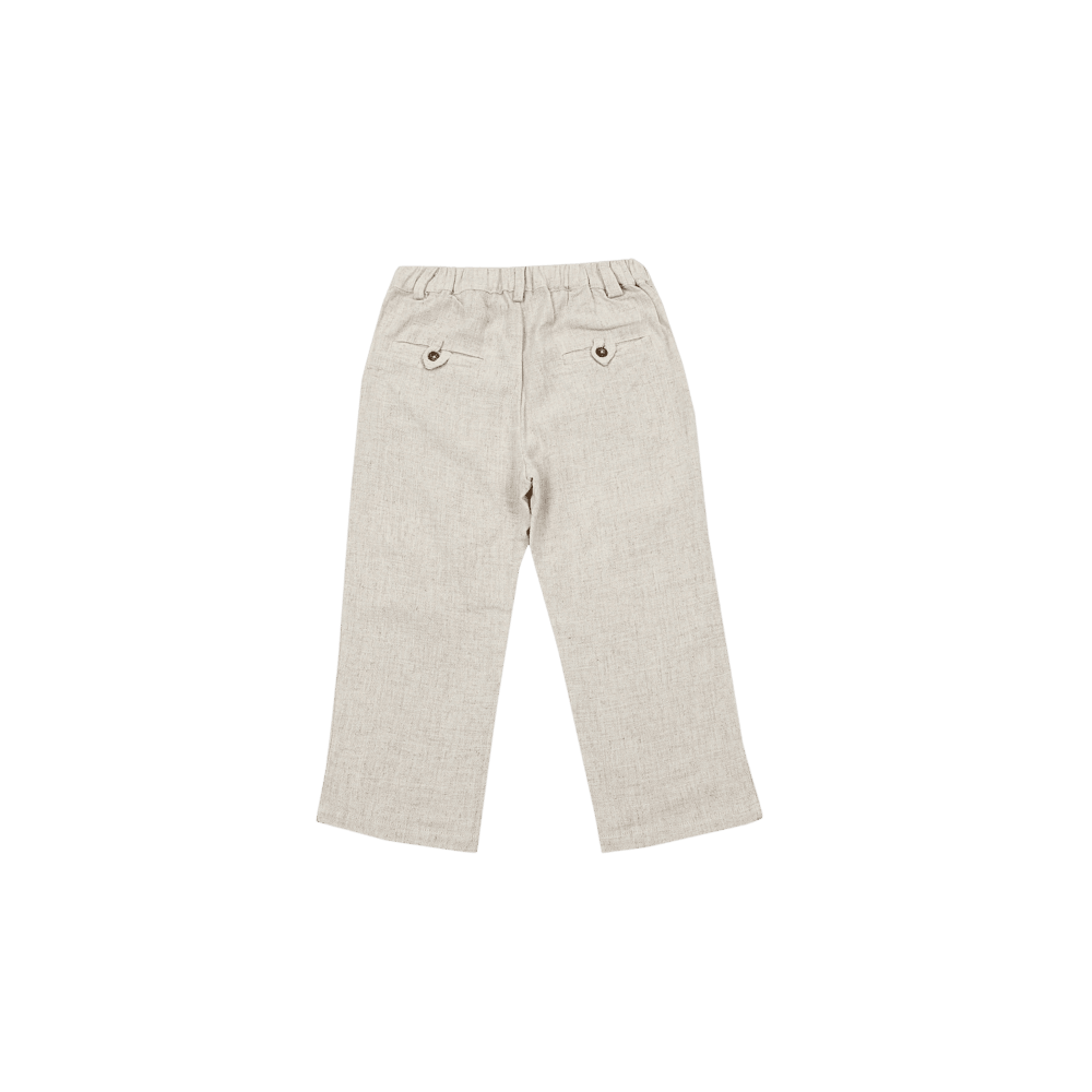 Dado Trousers | Warm White Melange