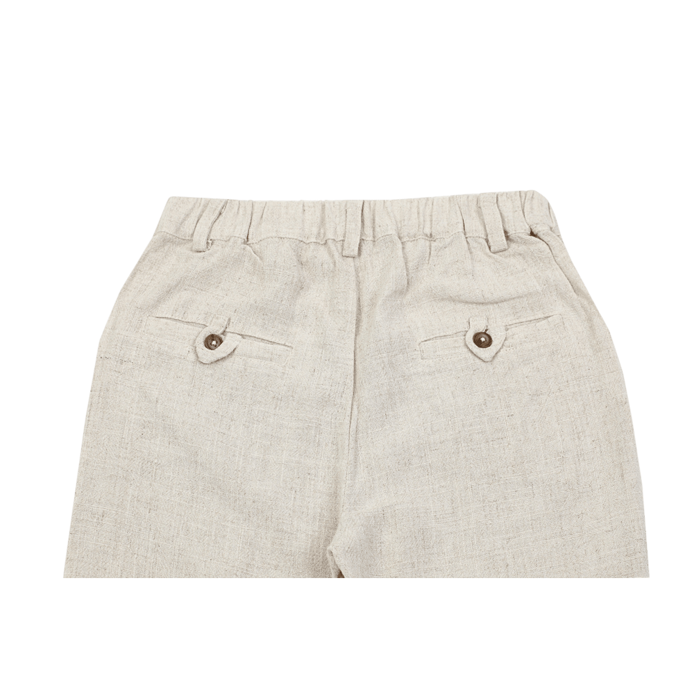 Dado Trousers | Warm White Melange