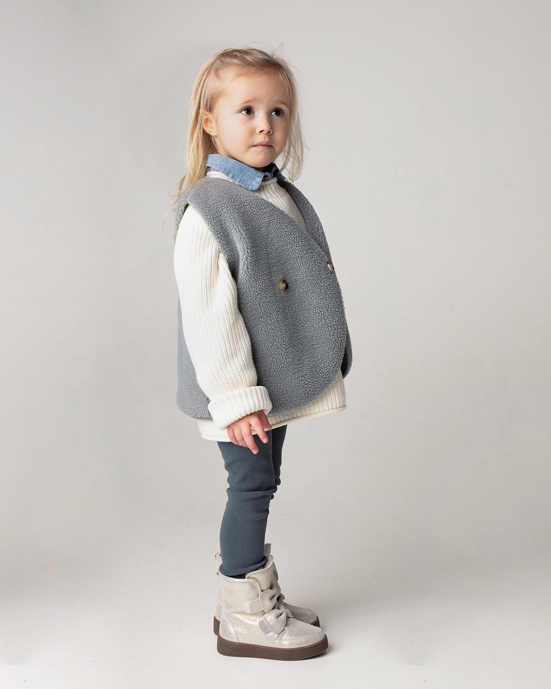 Monty Gilet | Lava Grey