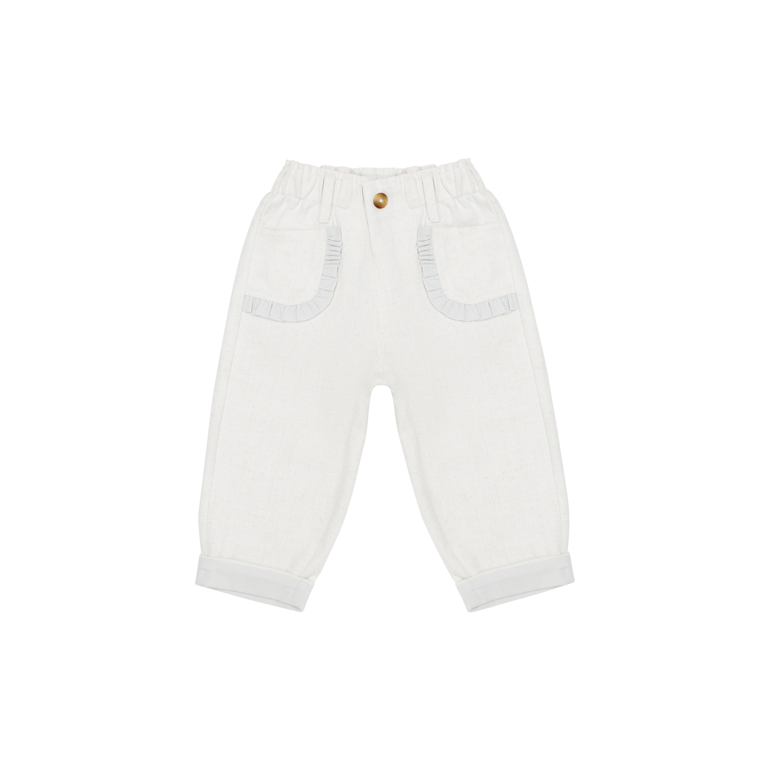 Josefine Trousers | White Sand Melange