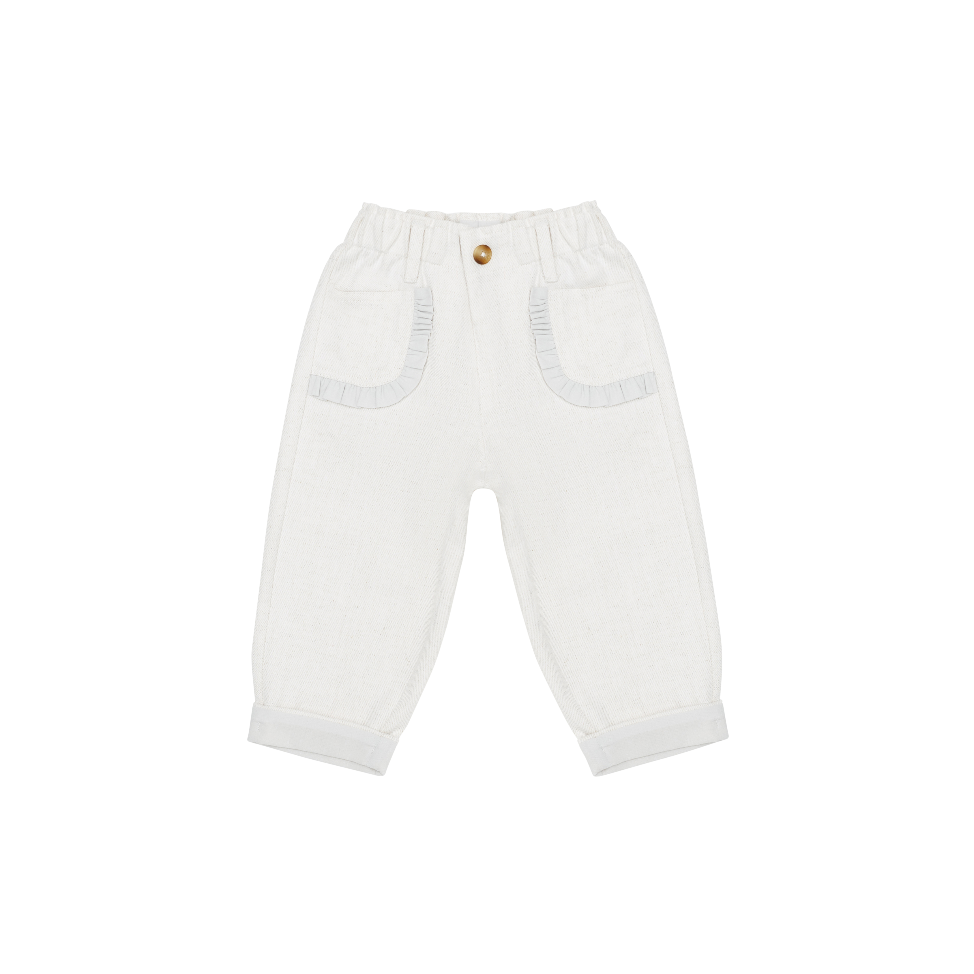 Josefine Trousers | White Sand Melange