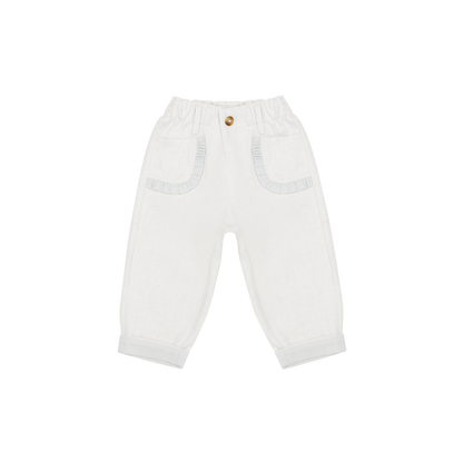 Josefine Trousers | White Sand Melange