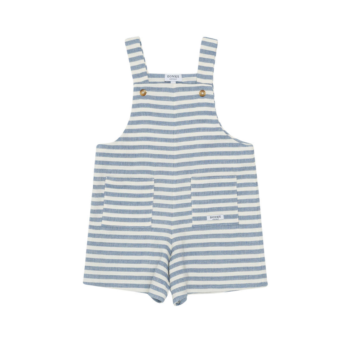 Dann Overalls | Sky Blue - White Striped