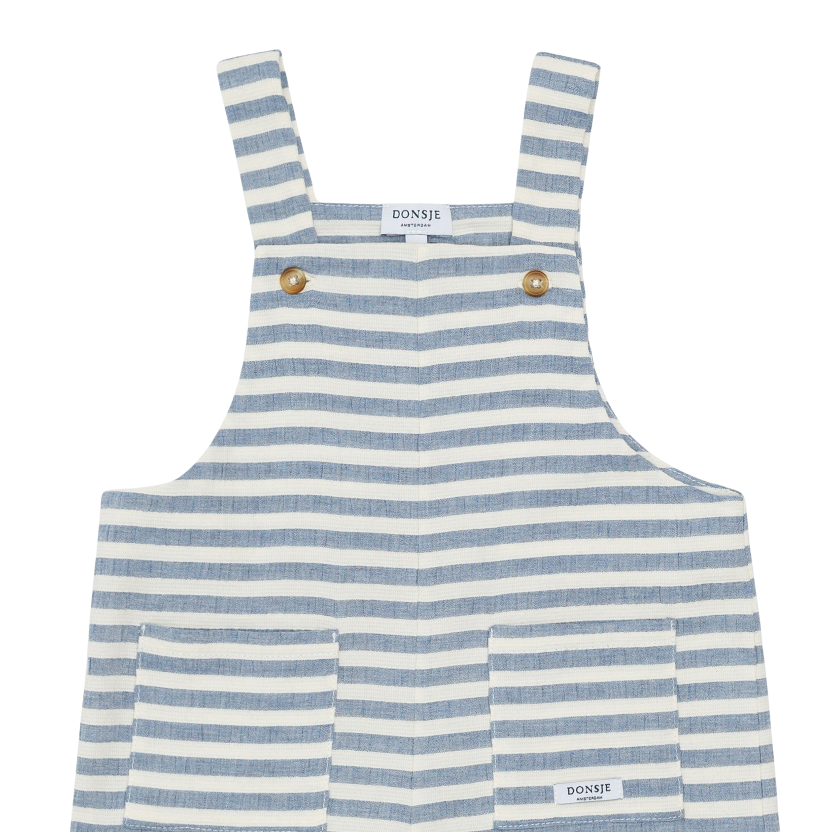 Dann Overalls | Sky Blue - White Striped