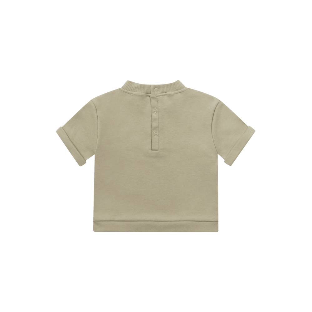 Jarne T-shirt | Bear | Dusty Green