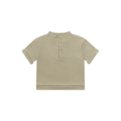 Jarne T-shirt | Bear | Dusty Green