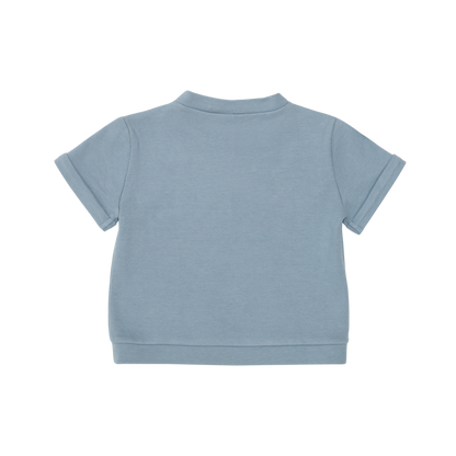 Jarne T-shirt | Bear | Foggy Blue