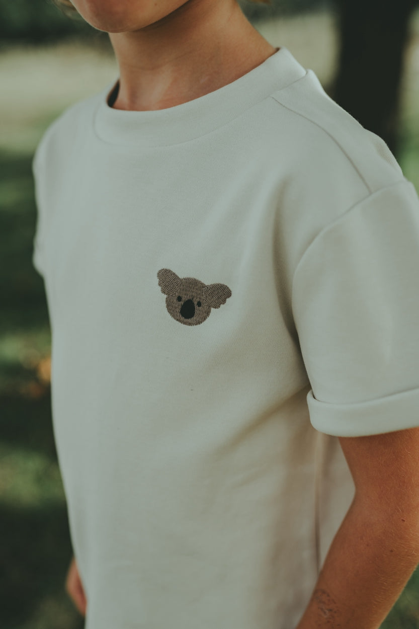 Jarne T-shirt | Koala | Birch