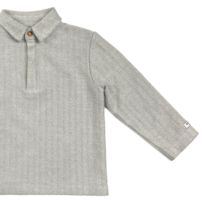 Bartus Shirt | White Sand Melange