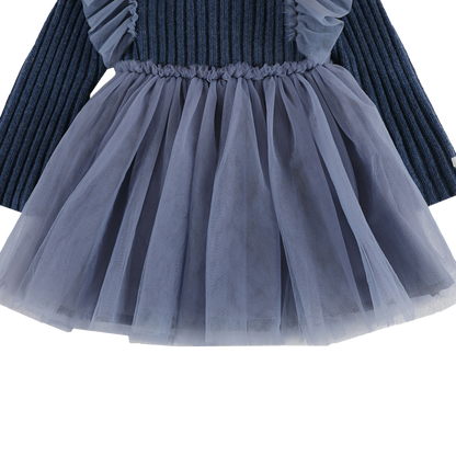 Bilie Dress | Royal Blue Melange