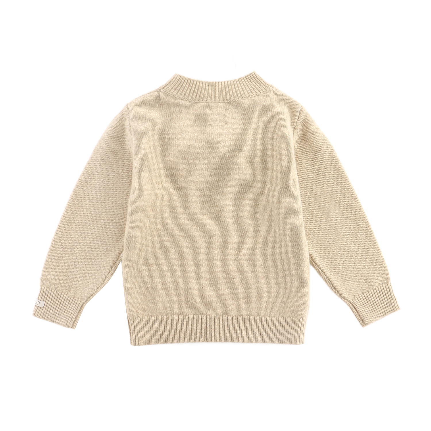 Denn Merino Wool Sweater | Bear | Biscotti Melange