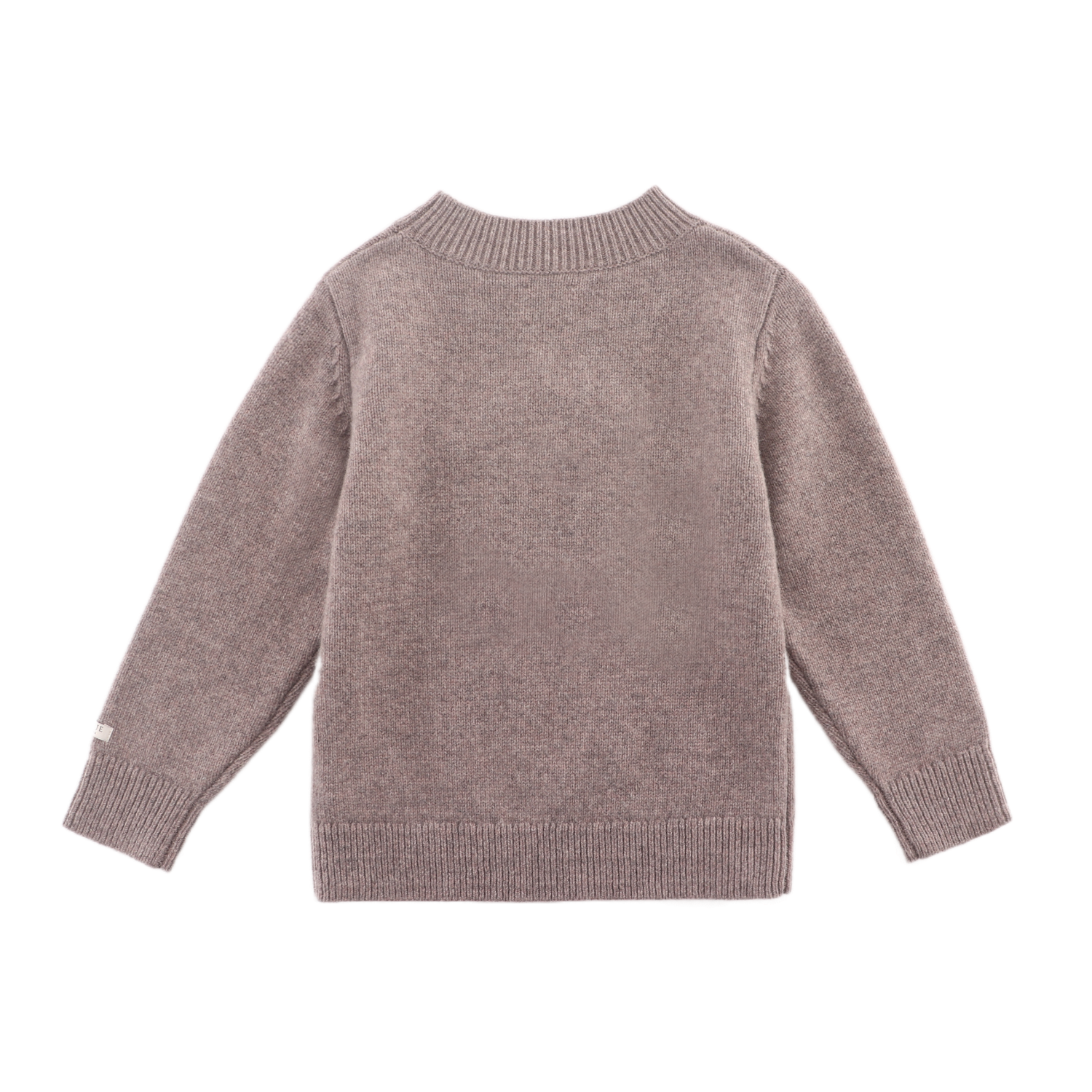 Denn Merino Wool Sweater | Leo | Dark Taupe Melange